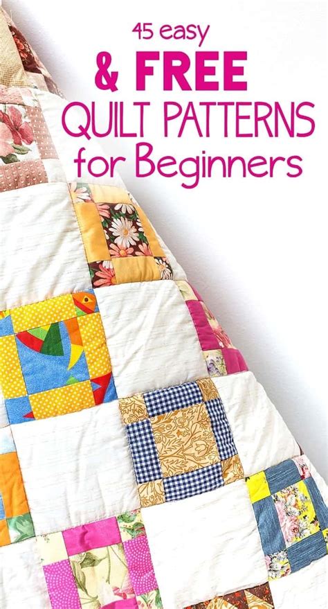 50+ Free Easy Quilt Patterns for Beginners .